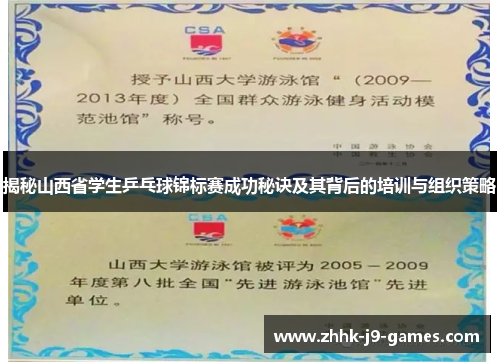 揭秘山西省学生乒乓球锦标赛成功秘诀及其背后的培训与组织策略