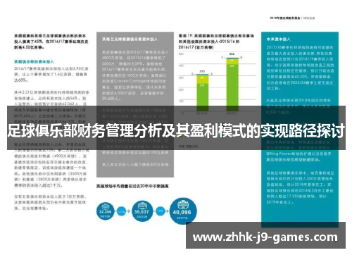 足球俱乐部财务管理分析及其盈利模式的实现路径探讨